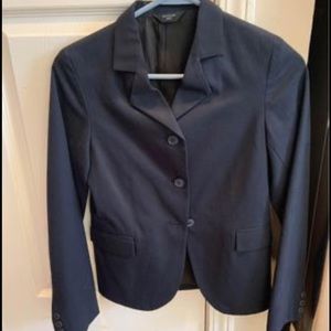 Size 14 navy blue Devon-Aire Concour Elite children’s show jacket!